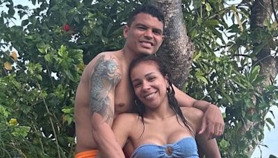 Após perrengue chique, Belle e Thiago Silva aproveitam ilha paradisíaca