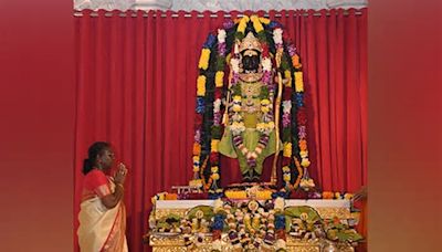 President Droupadi Murmu visits Ram Temple in Ayodhya calls it "divine blessing"