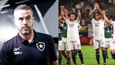 Entrenador de Botafogo habló sobre el partido ante Universitario: "Mi deseo es competir y ganar"