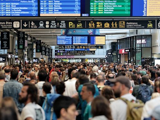 France's high-speed rail network hit by arson attacks, canceling trains ahead of Olympics