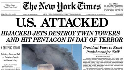 'AMERICA'S DARKEST DAY': See newspaper headlines from around the world after 9/11