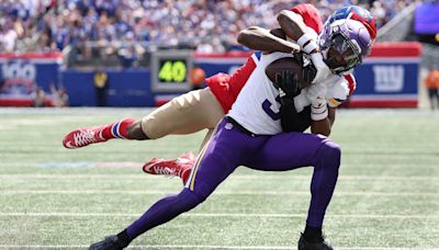 Giants to Be Fined After Injuring Vikings WR Jordan Addison: Report