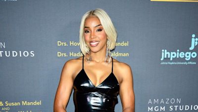 Kelly Rowland Unveils Platinum Blonde Hair Makeover