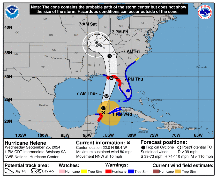 UWF, PSC, Santa Rosa and Escambia schools all closing Thursday for Hurricane Helene