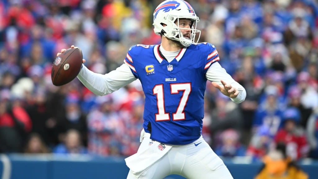 Where was the Bills' Josh Allen ranked against his QB peers?