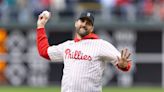 WATCH: Nick Sirianni throws out first pitch in Phillies home opening win, social media reacts