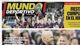 De Jong y la novena liga para el Barça femenino, protagonistas de las portadas deportivas de hoy