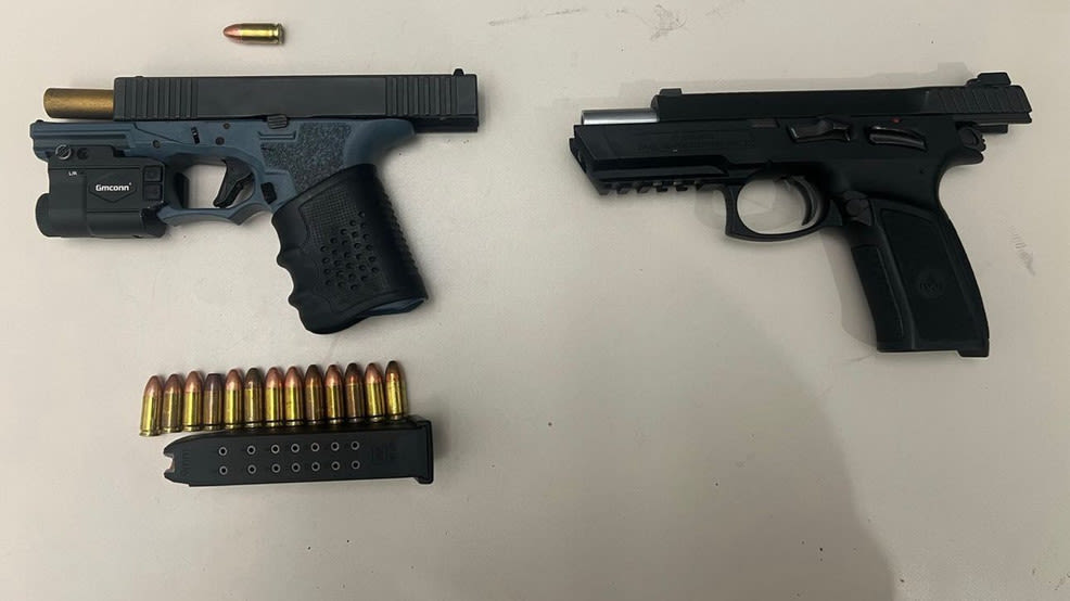 Traffic stop on Aisquith Street leads to three arrests and recovery of guns