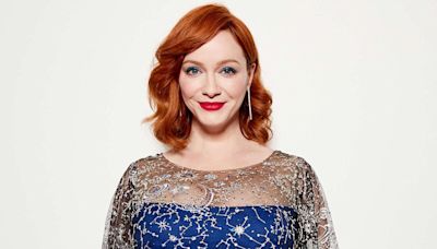 Christina Hendricks Found Her Something Blue with Christian Siriano Rehearsal Dinner Dress: See the Gorgeous Gown