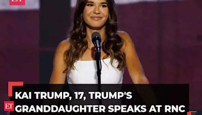 Kai Trump: Trump's granddaughter makes her debut campaign at RNC, says 'heartbreaking when he was…'