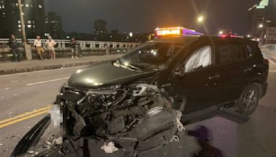 影/不酒駕有那麼難？南港成美橋車禍原因曝 男喝茫衝對向車道肇事3人送醫