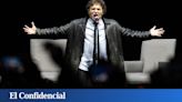 "Yo soy el león": la actuación musical de Milei cantando 'Panic Show' entre insultos a Pedro Sánchez