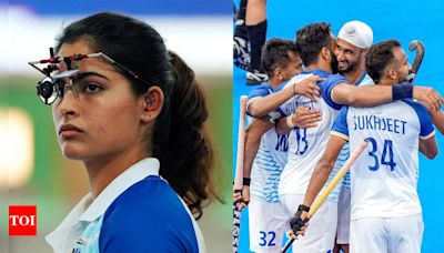 India at Paris Olympics: Shooter Manu Bhaker and shuttlers shine; hockey team off to solid start too | Paris Olympics 2024 News - Times of India