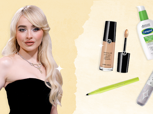 The 18 Products Sabrina Carpenter Uses For Her Glowy Makeup