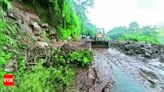 Bridge Collapse and Landslides on Burgur Ghat Road in Erode | Coimbatore News - Times of India