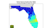 Low rainfall on Florida's east coast leaves Treasure Coast dry. Where's the driest county?