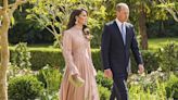 Prince William and Kate Middleton Arrive at the Royal Wedding in Jordan