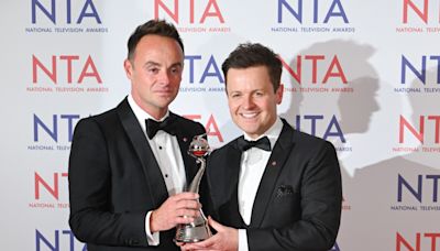 Ant and Dec continue winning streak at NTAs