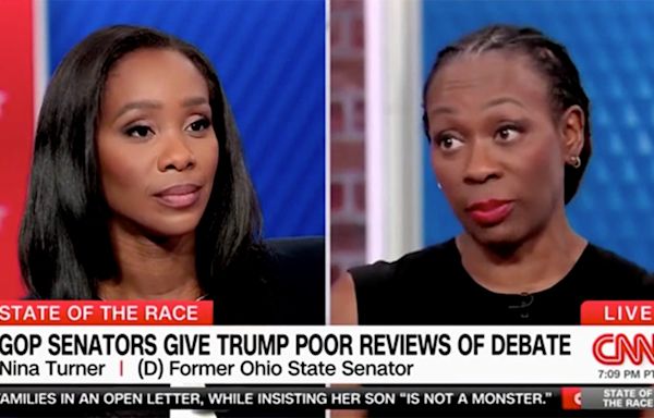 CNN panel clashes after Democratic guest suggests debate moderators were 'harsher' on Trump