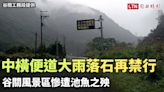 中橫便道大雨落石再禁行 谷關風景區慘遭池魚之殃（谷關工務段提供） - 自由電子報影音頻道