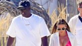 Michael Jordan and Wife Yvette Prieto Hold Hands as They Board a Boat During Saint-Tropez Vacation