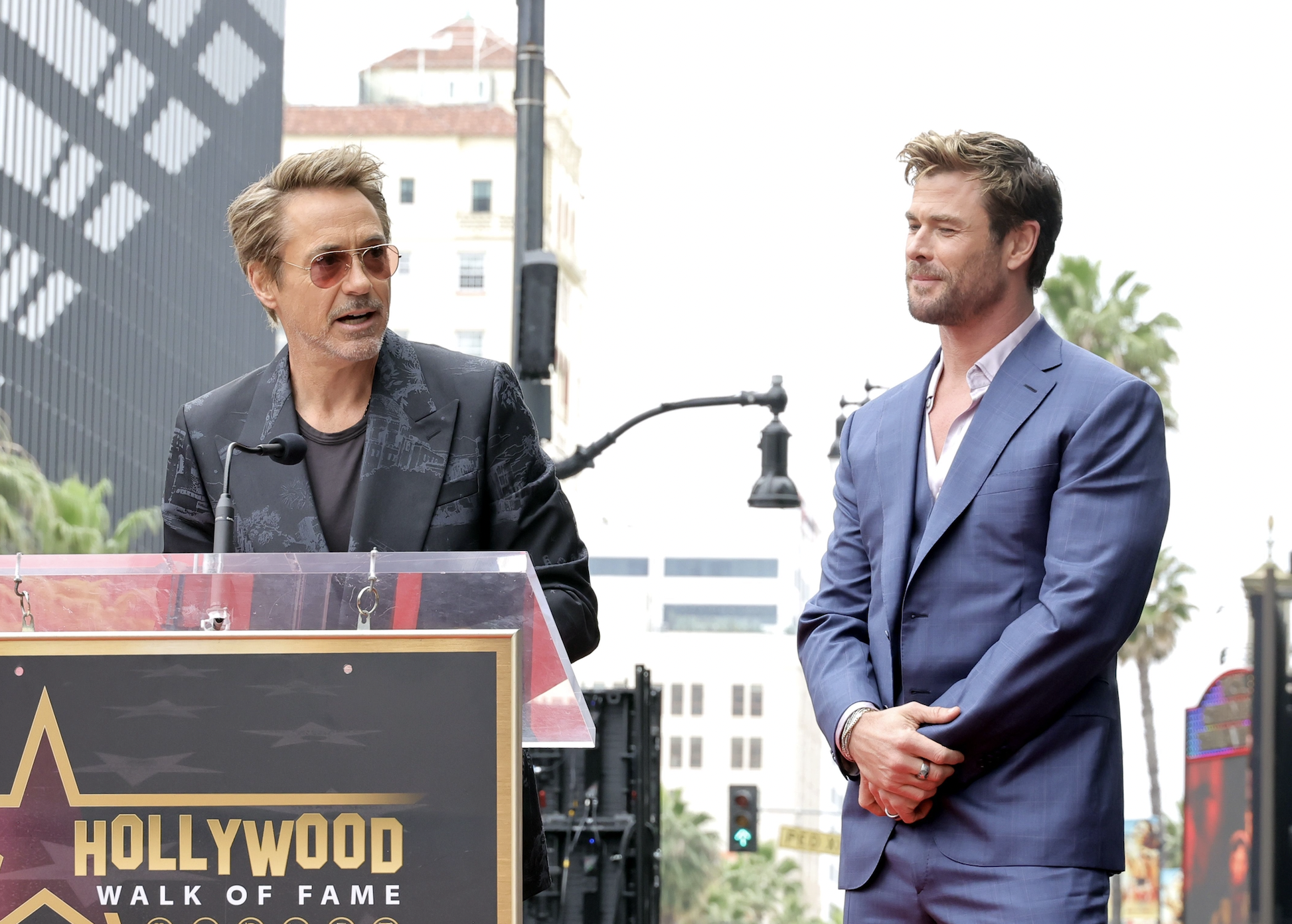 ...Robert Downey Jr. Roasts Chris Hemsworth by Asking ‘Avengers’ Cast to Describe ‘Thor’ Star in Three Words; Chris Evans Says...