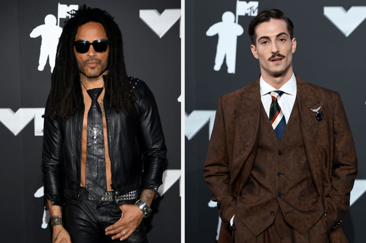 16 Celebrity Men Who Actually Wore Something Other Than A Boring Black Tux To The 2024 VMAs