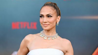 Jennifer Lopez Layers Two Nail Colors for the Perfect Milky White Manicure