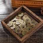 現貨 快速發貨 特價黃銅五帝錢銅錢批發五顆裝復古做舊鑰匙扣飾品小配件幣小禮品