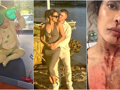 In Pics: Priyanka Chopra bleeds and sweats for ’The Bluff’ but with family by her side
