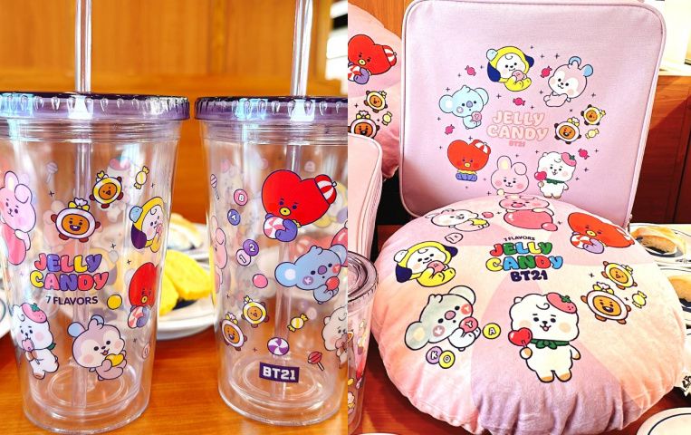 藏壽司攜手BT21 「集點免費換」隨行杯、抱枕