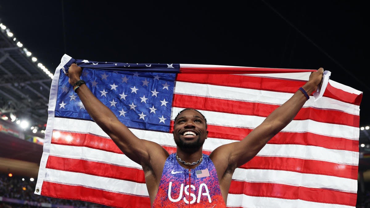 Get the Adidas shoes Noah Lyles wore to win the gold medal in the 100-meter dash