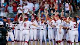 Oklahoma tees off on Texas pitching to take Game 1 of Women's College World Series