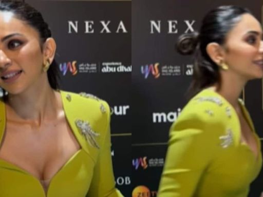 Rakul Preet Singh Storms Off IIFA Green Carpet After Question on Father-in-Law Vashu Bhagnani | Watch - News18