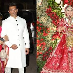 Karan Singh Grover and Bipasha Basu react with amazement after first look at Arti Singh as a bride; WATCH