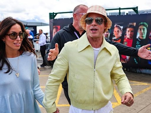 Brad Pitt makes it official with girlfriend Ines de Ramon, 34; holds her hand at British Grand Prix: Pics