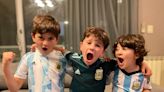 Los hijos de Leo Messi se cruzaron con un artista argentino en el estadio y le pidieron una foto que se viralizó