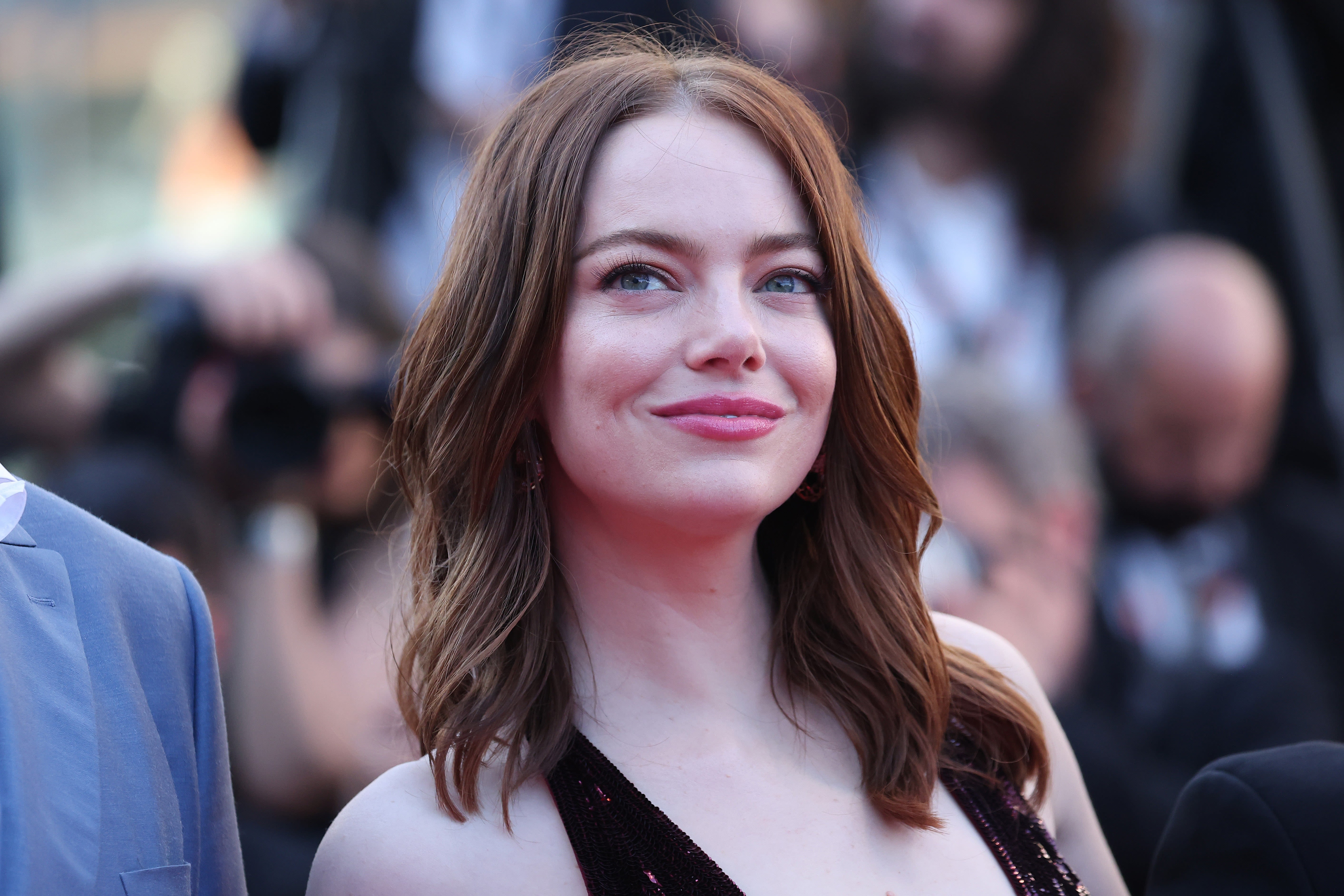 Emma Stone Wore Her Deepest Deep V-Neck Dress Yet at the Cannes Film Festival 2024