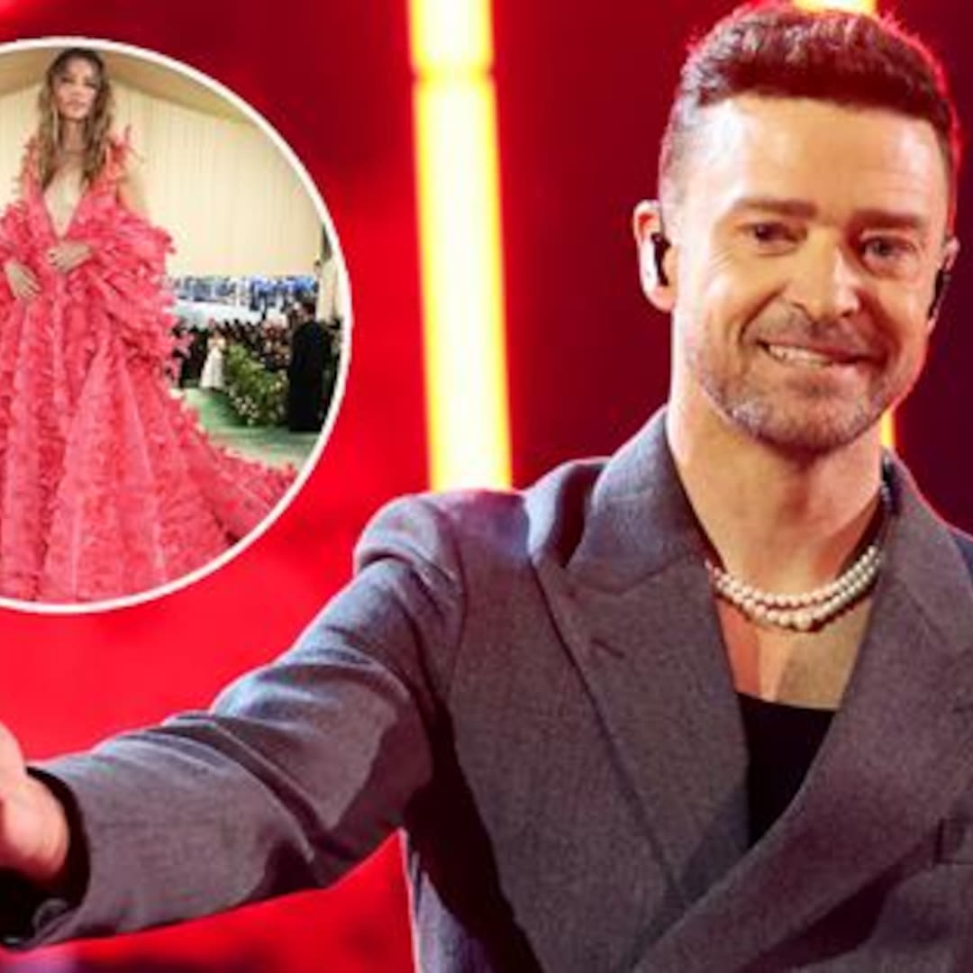 Justin Timberlake Shows Some Love For Jessica Biel’s Met Gala Dress - E! Online