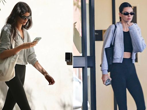 Kendall Jenner Copies Kaia Gerber's Exact Gym Outfit—Down to Her New It Sneakers