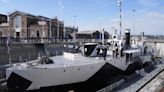 Navies commemorate Anzac Day on board last remaining ship of Gallipoli campaign