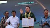 Elon Musk launches Starlink satellite internet service in Indonesia