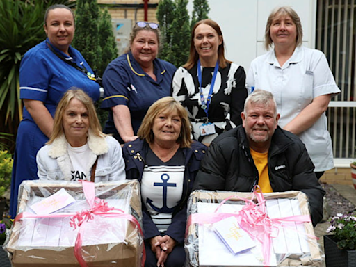 Funds raised for 34 iPads for cancer patients