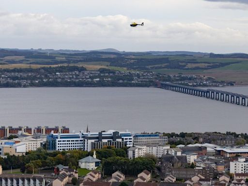 Why a police helicopter has been circling above Dundee