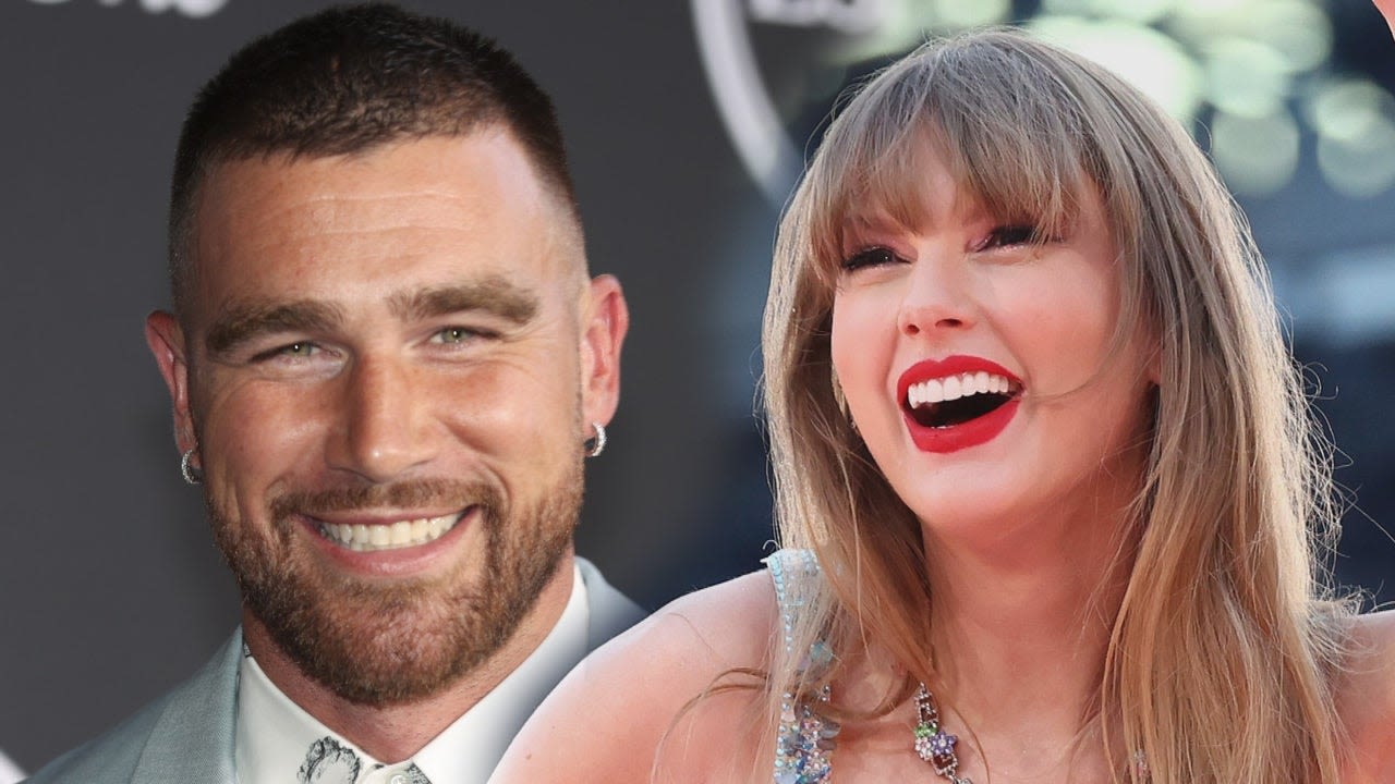 See Travis Kelce React to Taylor Swift Performing Songs Rumored to Be About Him During Eras Tour