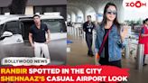 Ranbir Kapoor seen in the city, poses for paps | Shehnaaz Gill's stunning in a casual airport outfit