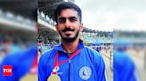 Aryan Manoj wins State athletics meet sprint crown | Bengaluru News - Times of India