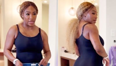 Serena Williams Tries on Valentino Denim Skirt for the 2nd Time Amid Weight Loss Journey: 'Getting There'