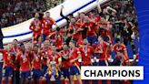 Euro 2024 video: Spain lift Euro 2024 trophy