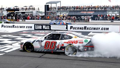 Custer finally breaks through for first Xfinity win of 2024 at Pocono